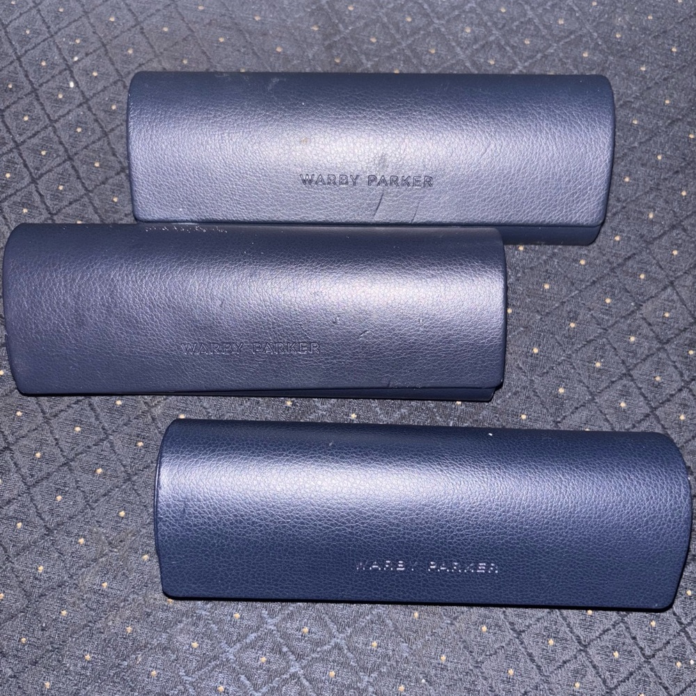 Warby Parker Men's Dark Blue Glasses Case